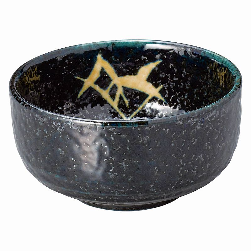 Rakuten - 陶里 第31集 黒藍染笹 3.8深口ボール 79059-331
