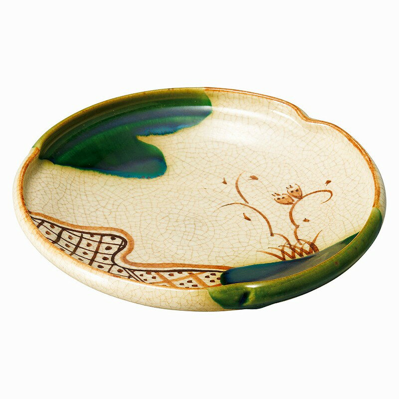 陶里 第31集 織部三昧 織部三つ押6.0皿 81204-451