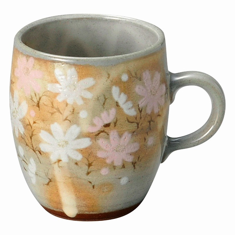 陶里 第31集 御本手秋桜花（コスモス） マグカップ 81409-451