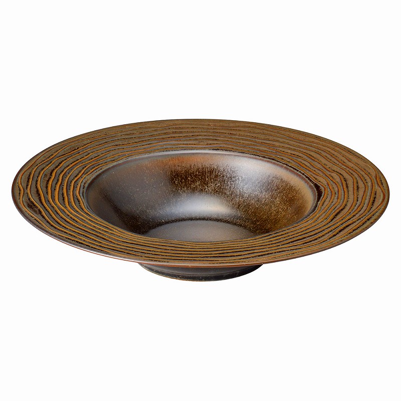陶里 第31集 グラヴェール ラバブラウン26.5cmディープスープボウル 84130-461
