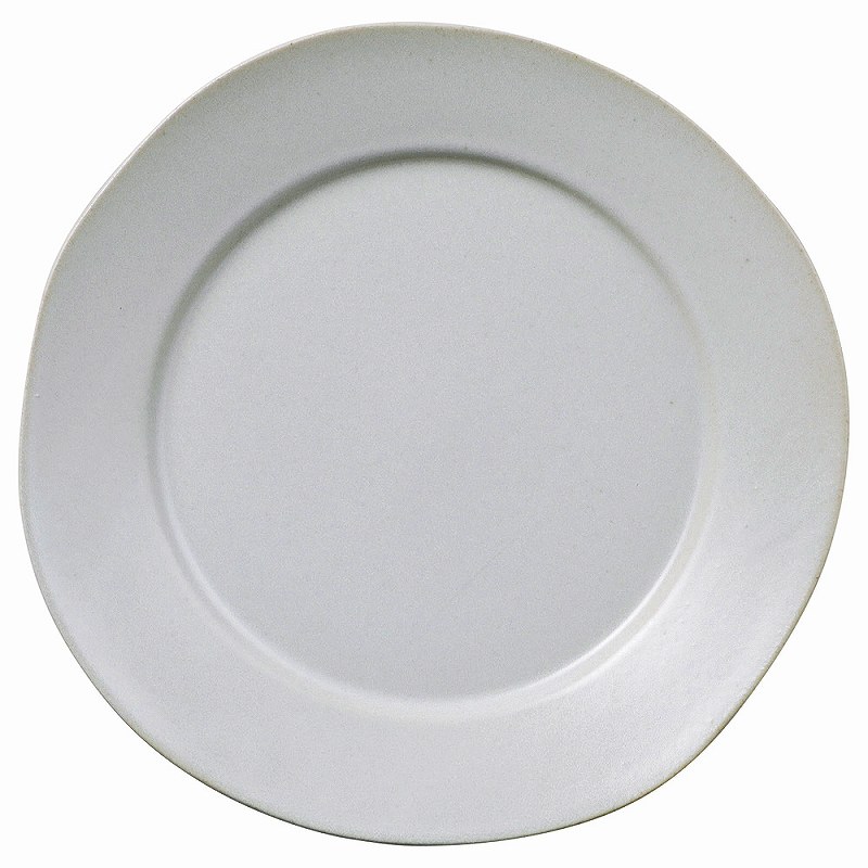 Rakuten - 陶里 第31集 ワイドリム アイボリー24cm丸皿 88303-081