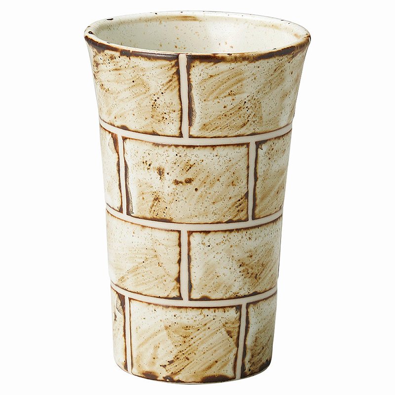 陶里 第31集 クラフトレンガ フリーカップ大 白 88657-651