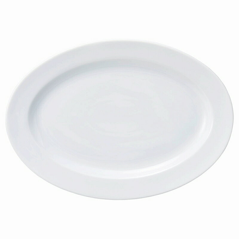 陶里 第31集 営業用白厚口 白玉10吋リムプラター 90928-671