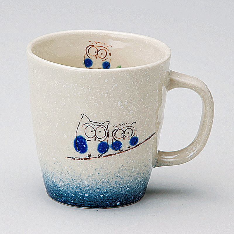 陶里 第31集 吹ふくろうマグ（青） 96030-631