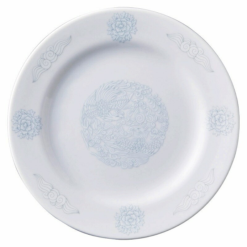 樂天商城 - 陶里 第31集 白盛鳳凰 リム玉8吋丸皿 97029-591