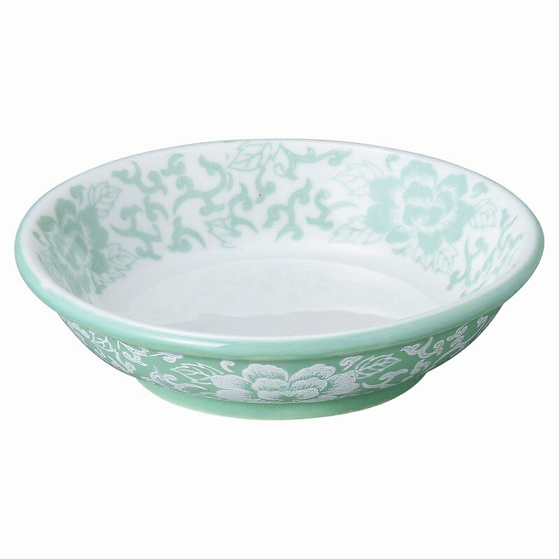 陶里 第31集 ヒスイぼたん 5吋深皿 97115-051