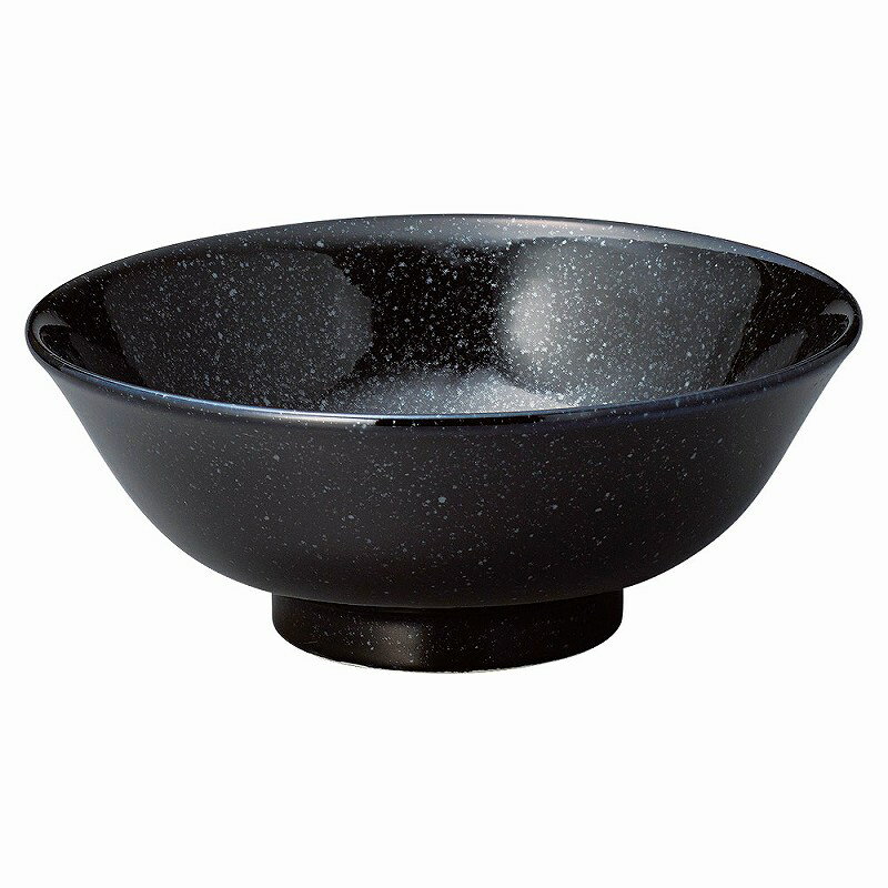 陶里 第31集 ニューチャイナ 黒反高台6.5丼 98115-081