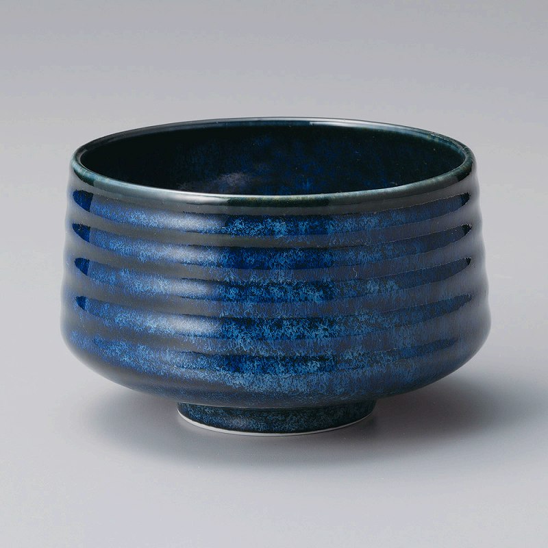 陶里 第31集 ルリ結晶抹茶碗 A2901-491