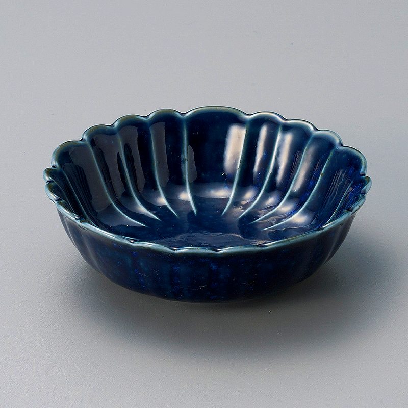 Rakuten - 陶里 第31集 藍彩花渕小鉢 08924-341