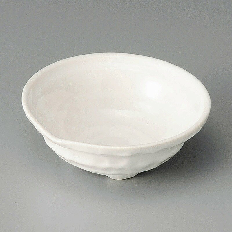陶里 第31集 チタン白片口三ツ足鉢 09305-331