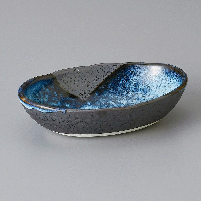 陶里 第31集 青流天目楕円小鉢 10320-671