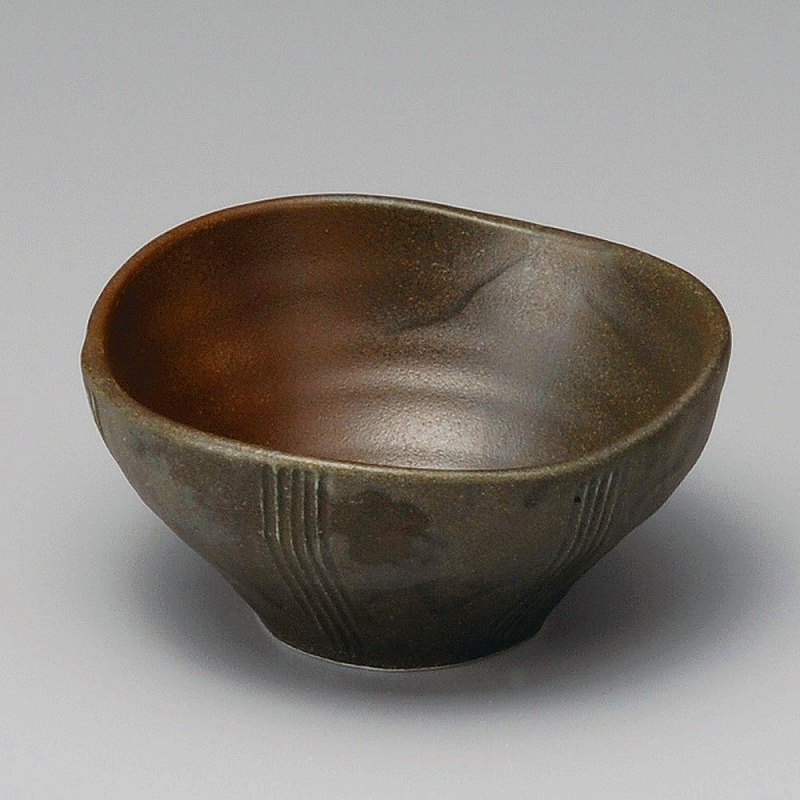 陶里 第31集 備前吹三角タタキ小鉢 10725-031