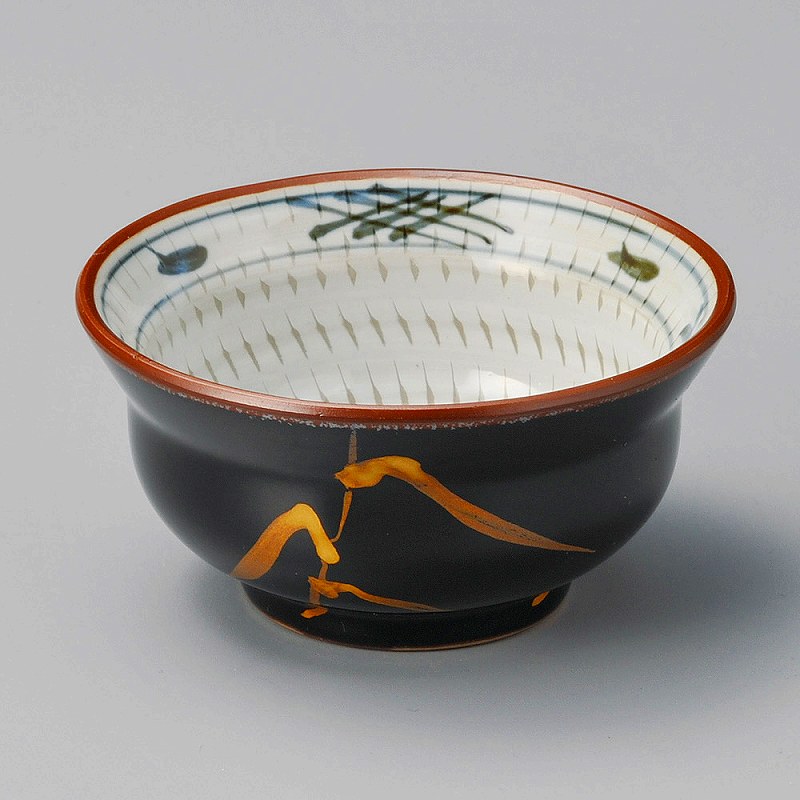 陶里 第31集 天目金芦（土物）瓢形4.0小鉢 11440-181 wadatoki-11509782 WADA TOKI パッケージ画像