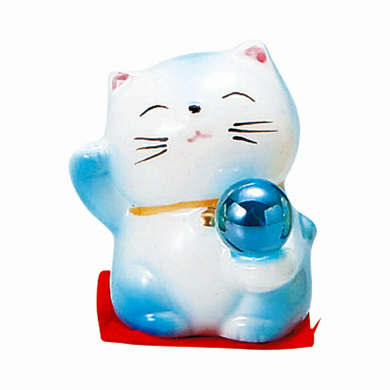 陶里 第31集 開運風水ミニ猫（青色） A3831-451