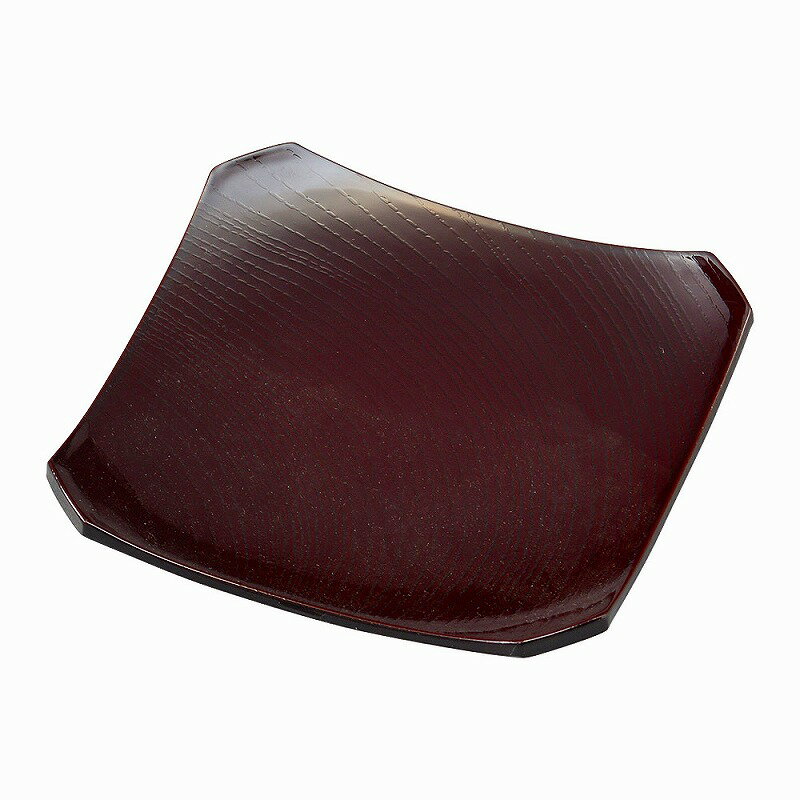 陶里 第31集 ［A］隅切銘々皿 溜木目 A7305-561