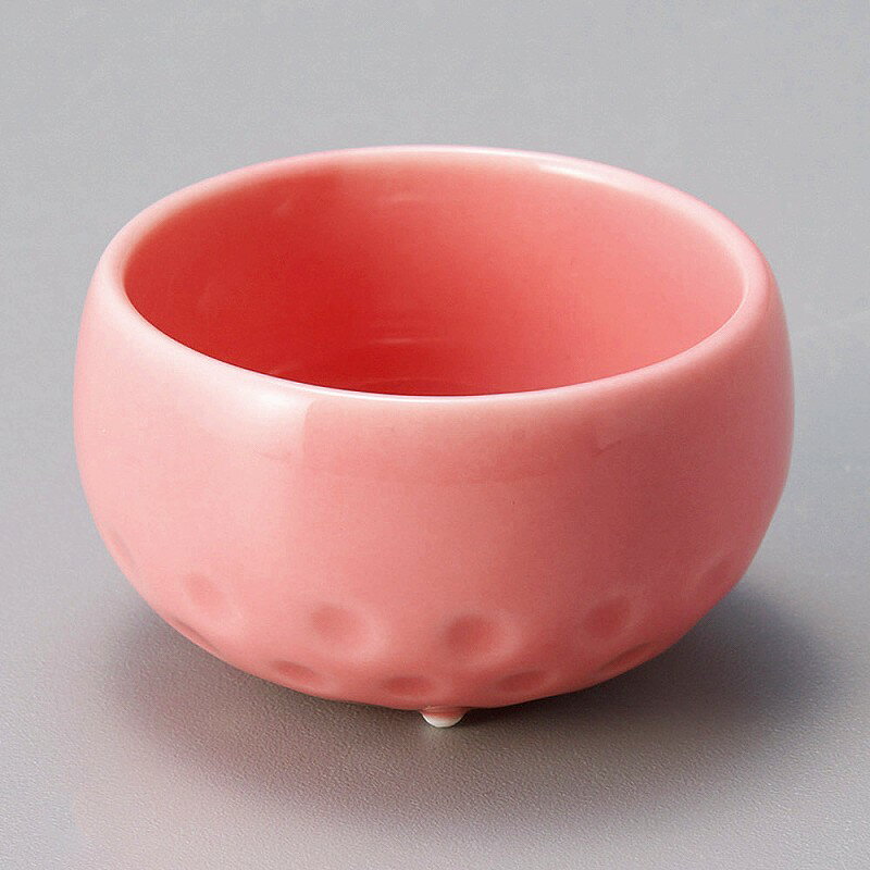 陶里 第31集 ピンク三ッ足珍味（小） 15732-291