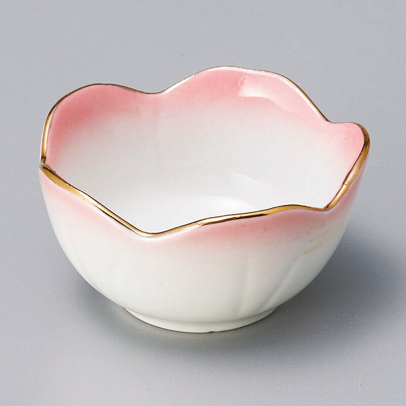 陶里 第31集 ピンク梅型珍味鉢 16612-021