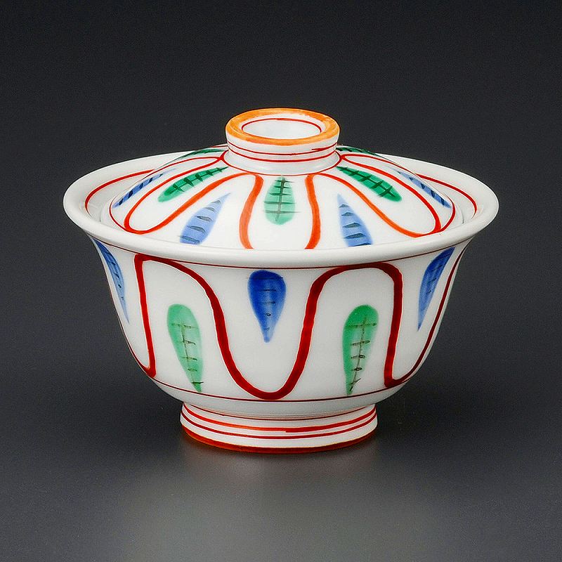 樂天商城 - 陶里 第31集 赤絵十草煮物碗 18218-471