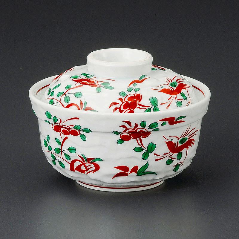 陶里 第31集 赤絵花鳥蓋向 18311-291