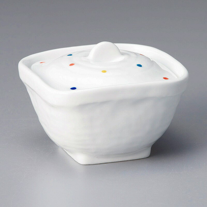 陶里 第31集 彩り水玉角煮物碗 18716-321