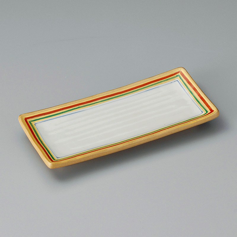 陶里 第31集 錦古代長角付出皿 21915-411