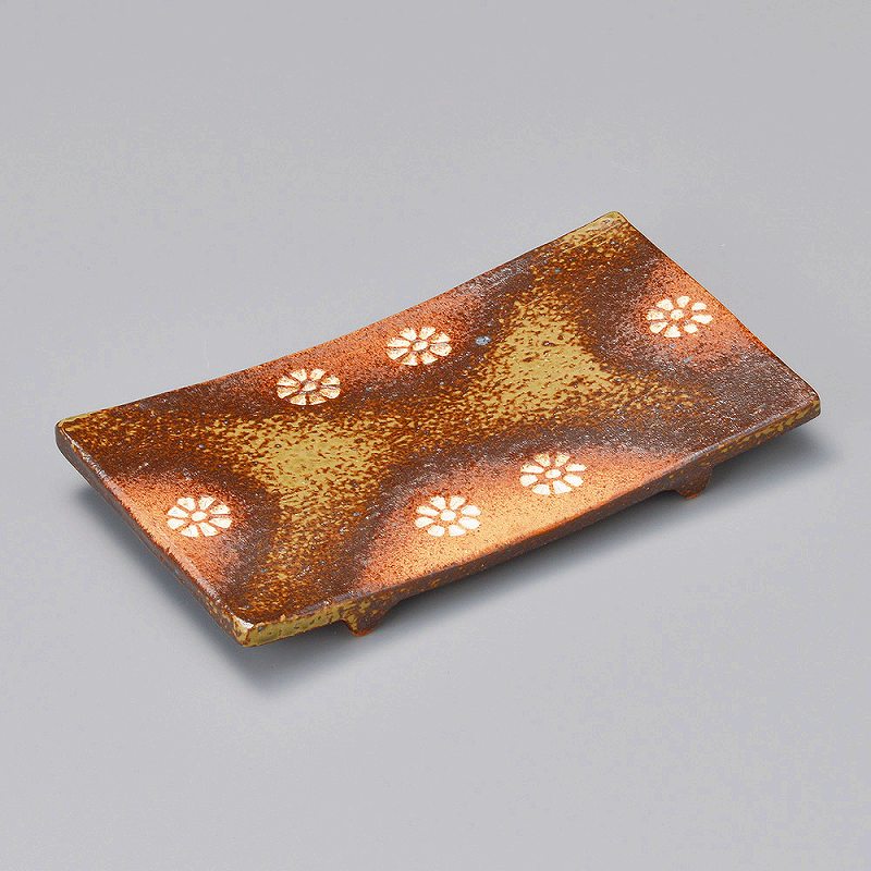 Western Tableware - 陶里 第31集 焼締印花紋焼物皿 25005-331