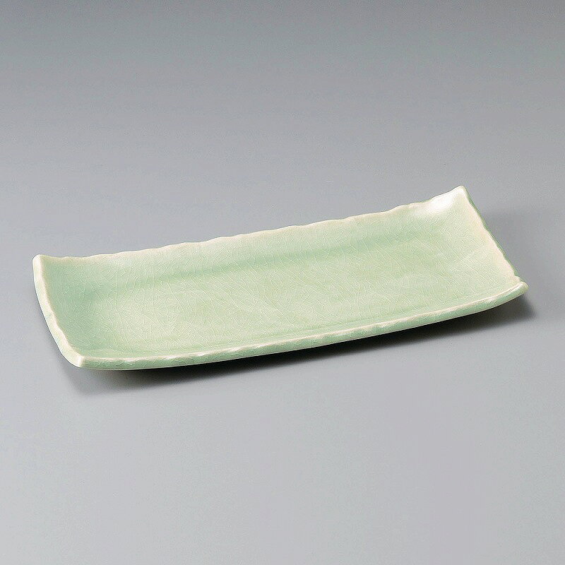 陶里 第31集 白化粧長魚皿 26924-131