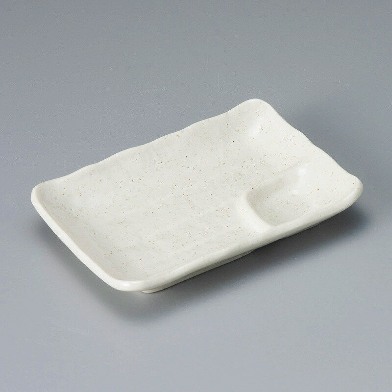 陶里 第31集 粉引6.0仕切皿 28115-181