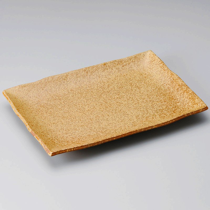 Rakuten - 陶里 第31集 黒茶吹9号長角皿 29310-711
