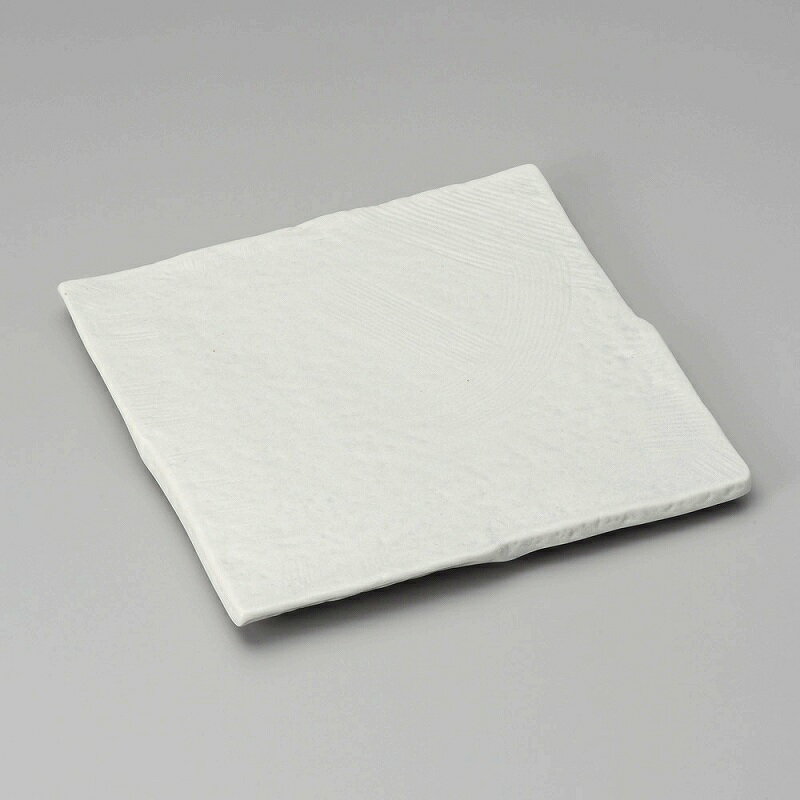 陶里 第31集 玄木挽き19cm正角皿 36212-671