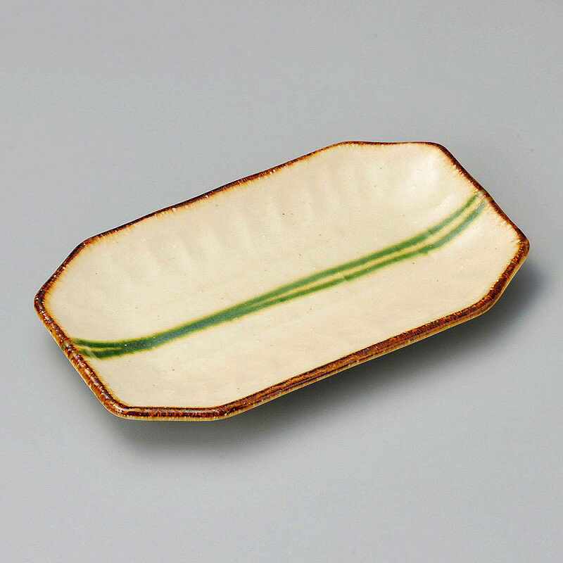 陶里 第31集 さわらび八角串皿 40214-341