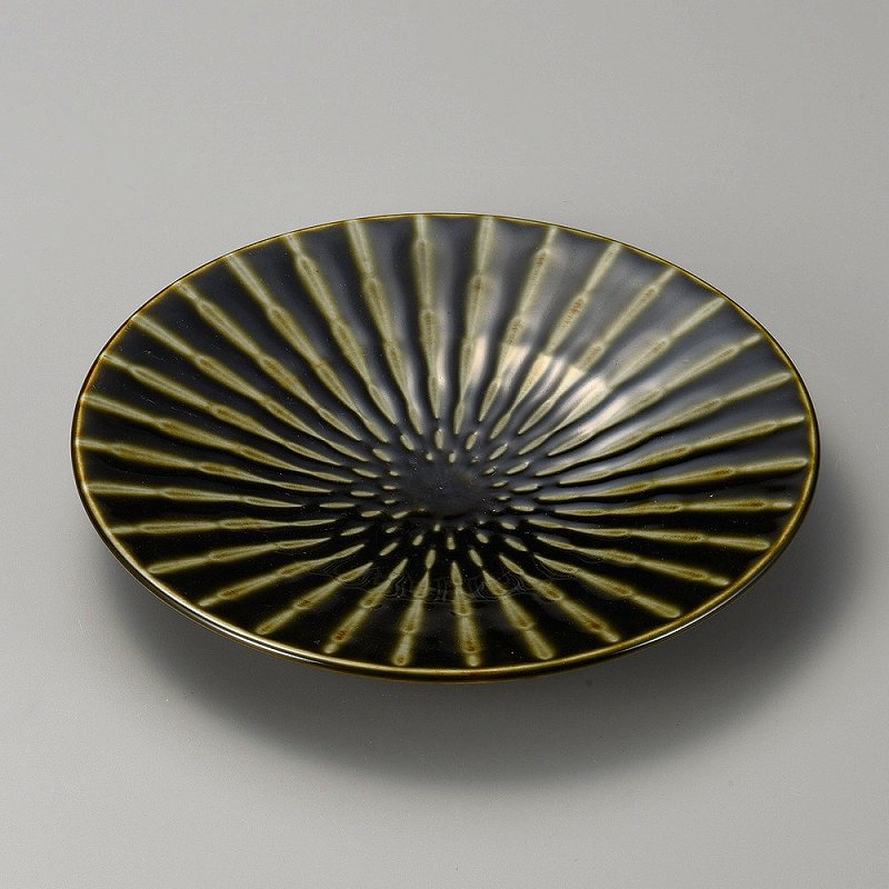 陶里 第31集 フォーカス織部輪二重8.0皿 41269-081