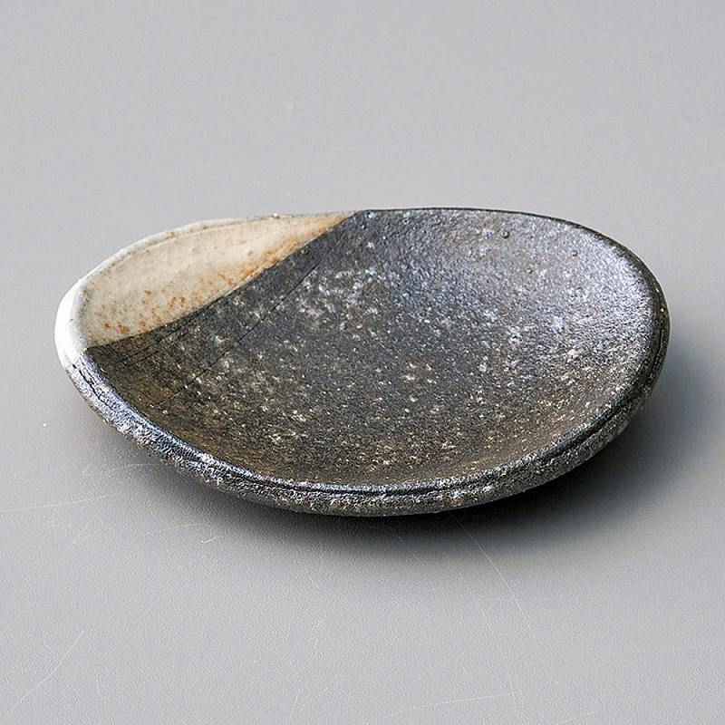 樂天商城 - 陶里 第31集 黒窯変掛け分け小皿 42317-431