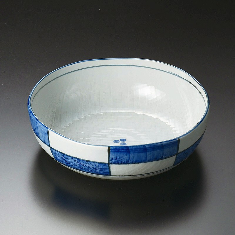 陶里 第31集 古染市松7.0大鉢 44314-461