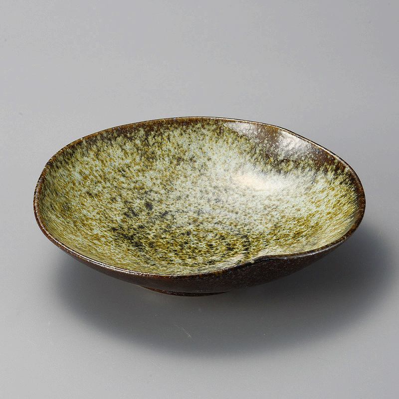 陶里 第31集 黒油滴砂目三押大鉢 4511