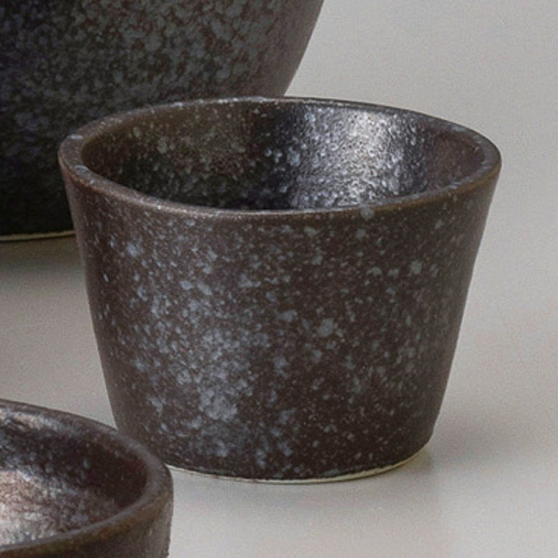 陶里 第31集 銀黒ぐい呑 小 48347-121