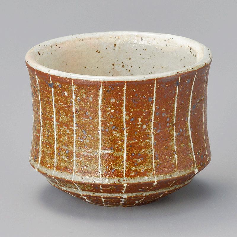 陶里 第31集 焼締彫十草おおぶり碗 50407-081