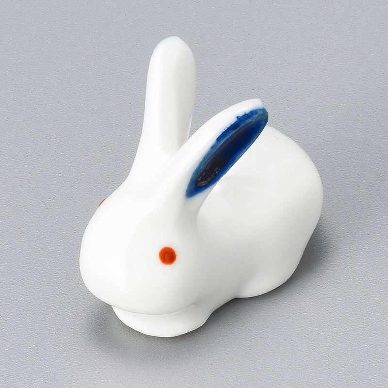 陶里 第31集 ブルー耳ウサギ箸置 51325-291
