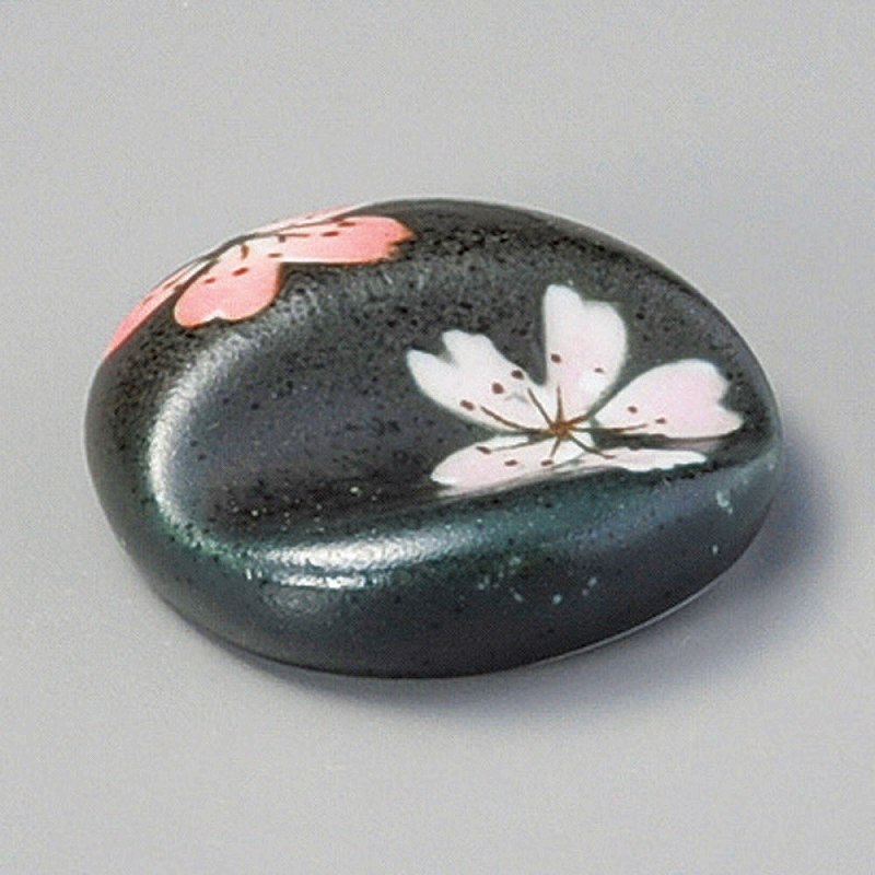 陶里 第31集 丸凹夜桜箸置 51534-401