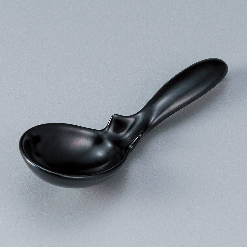 陶里 第31集 両掛レンゲ（黒） 54319-131