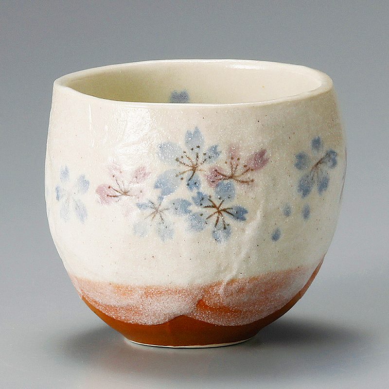 陶里 第31集 平安桜（青）腰丸カップ 54711-341