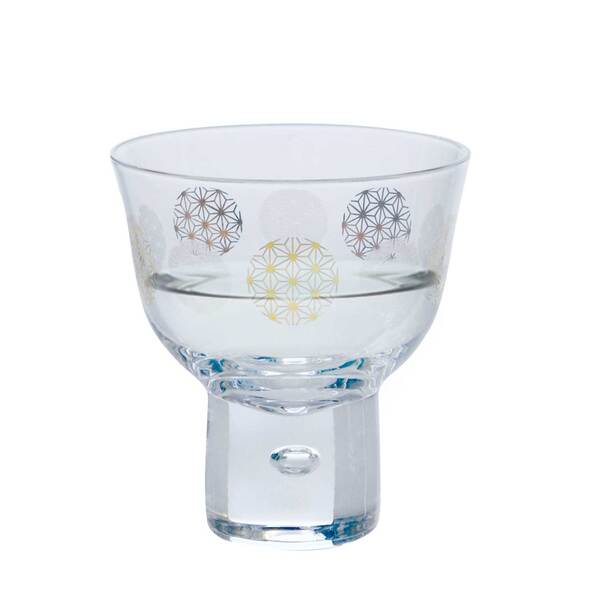 東洋佐々木ガラス 和紋 杯(麻の葉柄) 130ml 07600-J416 盃 酒杯