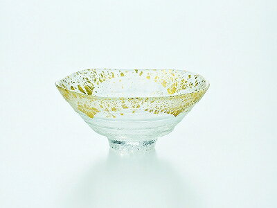 東洋佐々木ガラス 和の器 金箔鉢 43230G 中鉢