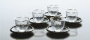 東洋佐々木ガラス 銀の月 冷茶セット 170ml G079-T267 冷茶グラス