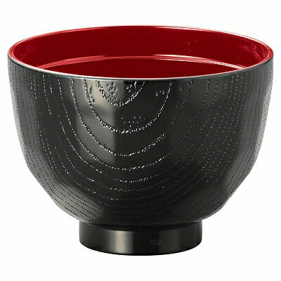 TA 耐熱3.1寸亀甲汁椀 黒内朱 1000020 和美作日 Volol.3