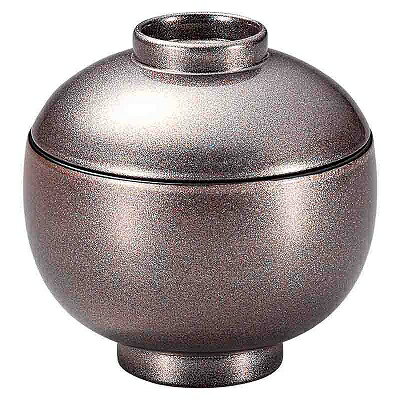 木質 耐熱3.1寸都丸椀 金銀パール内黒 1000471 和美作日 Volol.3