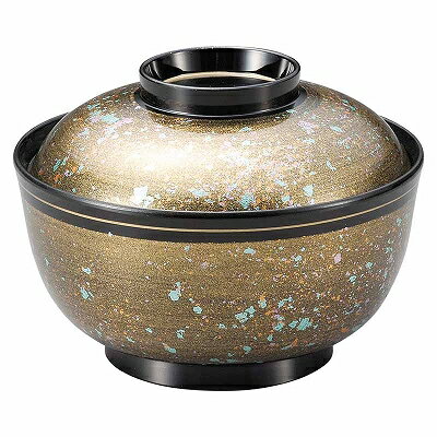 TA 耐熱4.2寸彩美煮物椀 金箔ちらし内黒 1000635 和美作日 Volol.3