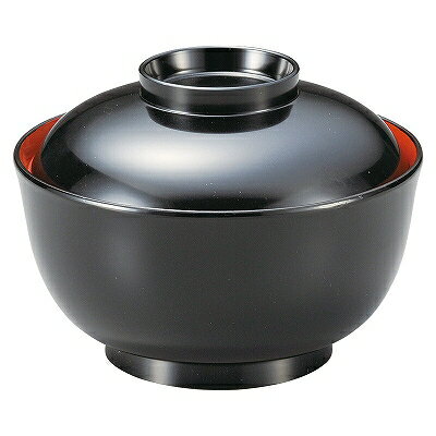 TA 耐熱4.2寸彩美煮物椀 黒内朱 1000638 和美作日 Volol.3