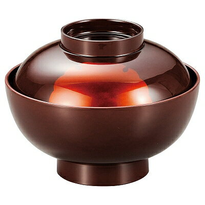 木質 耐熱4.3寸美山煮物椀 溜白檀三光内黒 1000644 和美作日 Volol.3