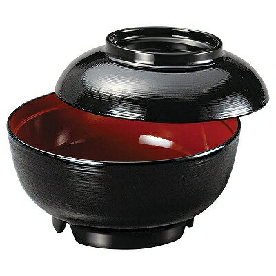 TA 耐熱5寸菓子椀 黒刷毛目内朱 1000729 和美作日 Volol.3